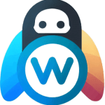WPDistrib Version History 2 Penguin-stylized logo for WPDistrib, featuring a central 'W' reminiscent of the WordPress emblem.
