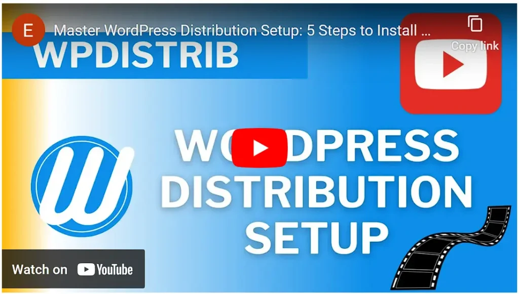 WordPress vs WPDistrib: Ultimate Platform Showdown 2024 15 Capture decran 2024 05 01 152918