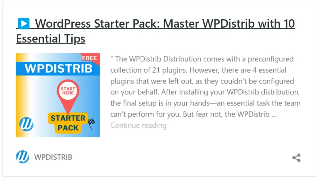 WordPress vs WPDistrib: Ultimate Platform Showdown 2024 16 Capture decran 2024 05 01 152941