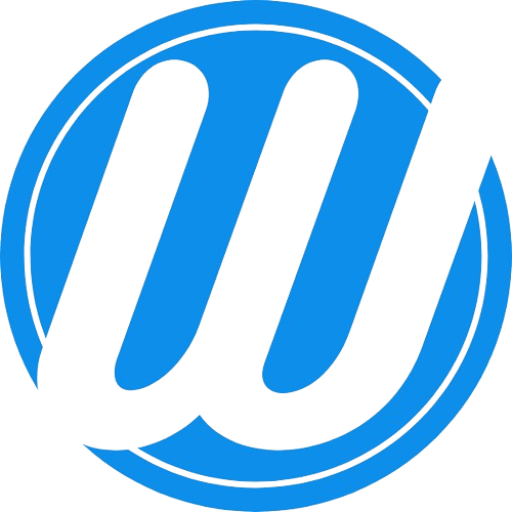 wpdistrib.com Logo - Stylized 'W' in Blue Circle Logo of wpdistrib.com featuring a stylized 'W' in a blue circular design.