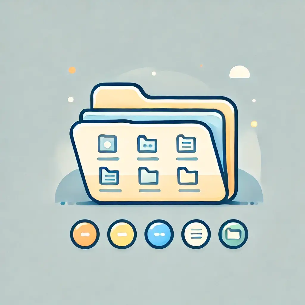 #2 WPDistrib: WordPress 6.8, Enhanced Categories & SAQ 1 Organization of categories as a filing system with colorful tabs.