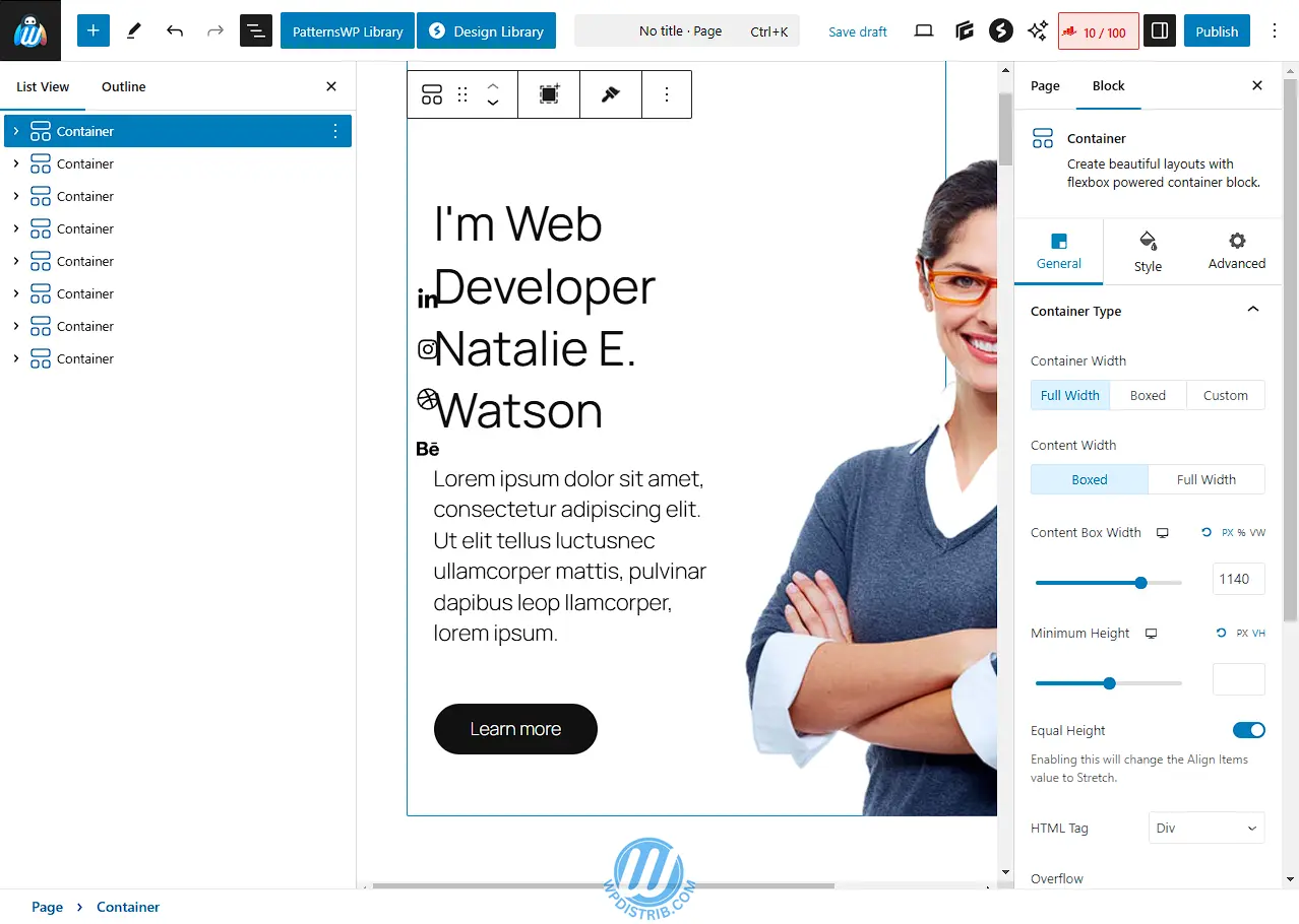 Create a Professional Design on WPDistrib 27 https://wpdistrib.com/wp-content/uploads/2025/02/WPDISTRIB_Add_New_Page_‹WPDistrib_EN—WordPress-_Google_C_2OfSRhJM5K_1278x910.webp