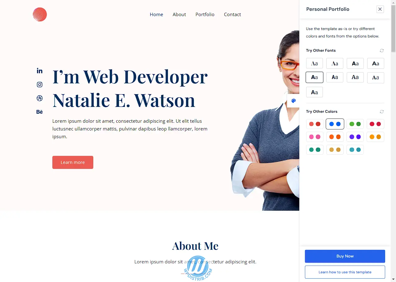 Create a Professional Design on WPDistrib 23 https://wpdistrib.com/wp-content/uploads/2025/02/WPDISTRIB_Home_-Personal_Portfolio-_Google_Chrome_WCrIfCH7r6_1278x910.webp