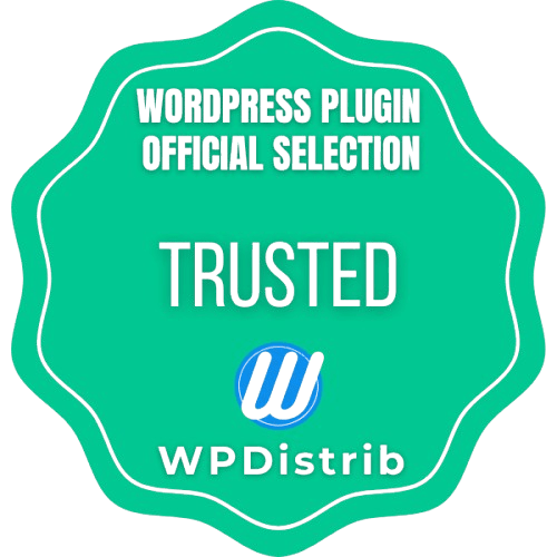 🧩 Presentation of WP-Optimize 1 Green badge indicating a WordPress plugin officially trusted and included in WPDistrib